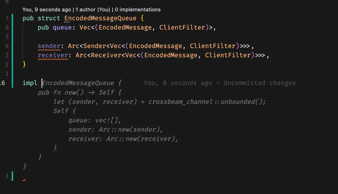 Cursor editor showing generated React code example with syntax highlighting and component structure